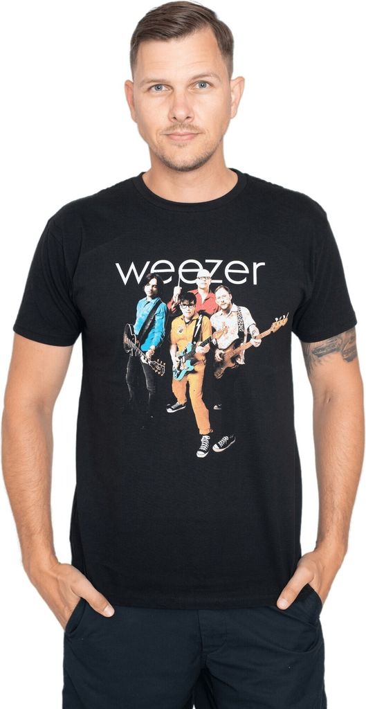 Weezer - T-Shirt für Herren/Damen Uni RO3988 (XXL) (Schwarz)