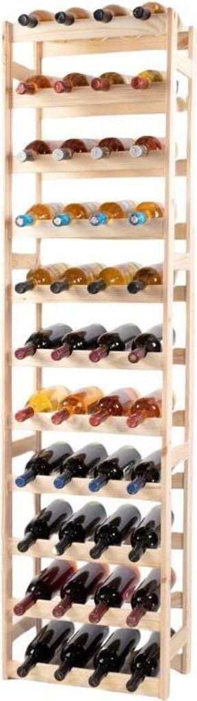 Weinregal PINOTWINE | HxBxT 166x43,4x25cm | 44 Flaschen | Produktbild 