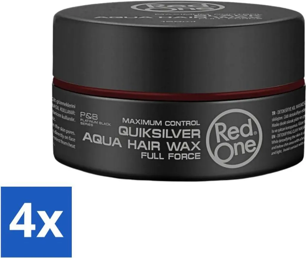 Red One Quicksilver Set 4 Cere Capelli - Styling Forte Effetto Brillante