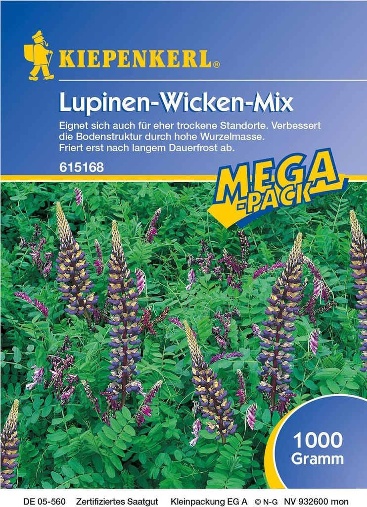 Kiepenkerl Gründüngungssaatgut Lupinen-Wicken-Mix 1 kg
