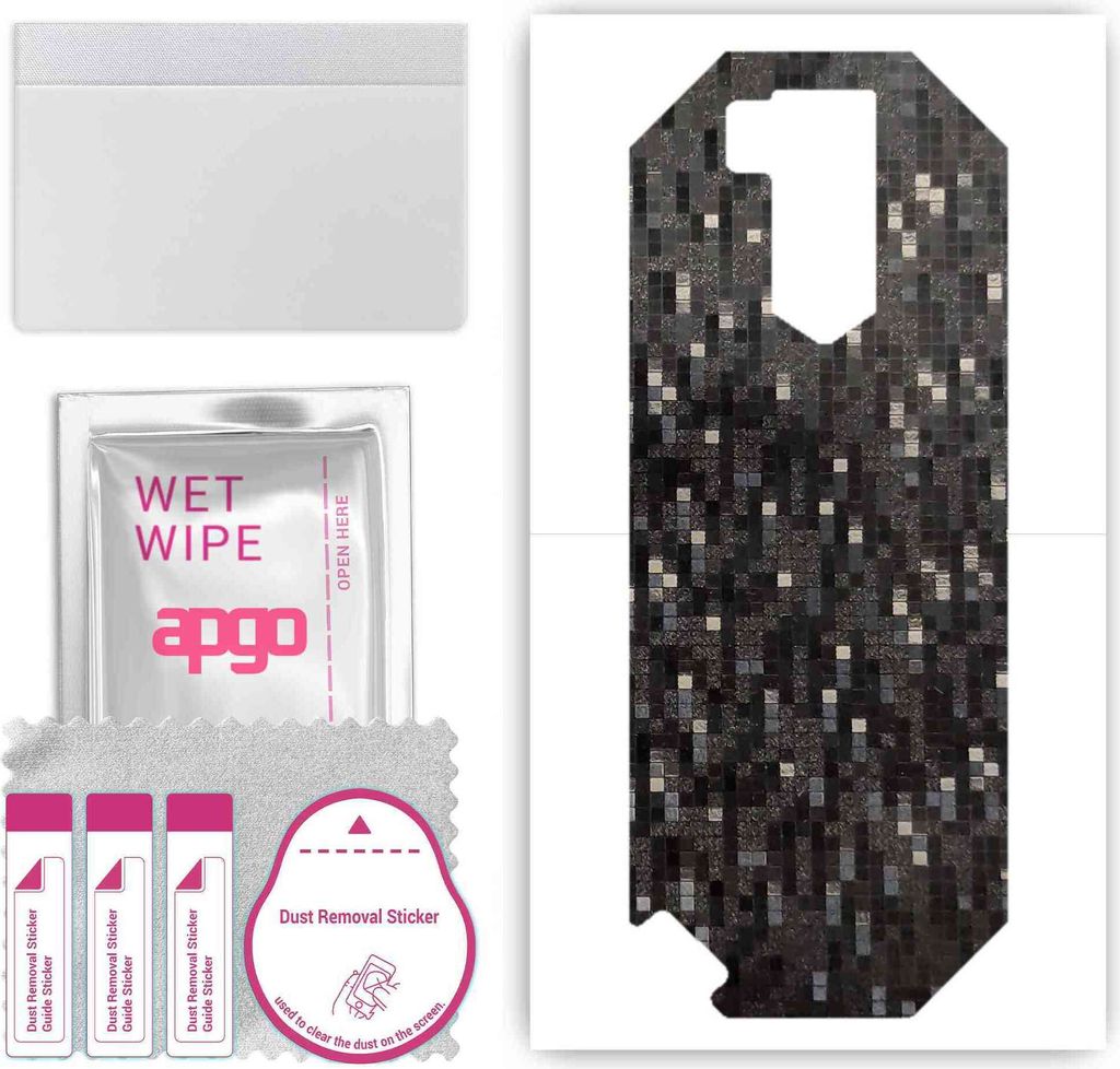 apgo Rückseite Schutzfolie, Skin, kompatibel mit Ulefone Armor X5 Pro, Hinten Displayschutzfolie aus Vinylfolie, kratzfest, einfache Montage - Car...