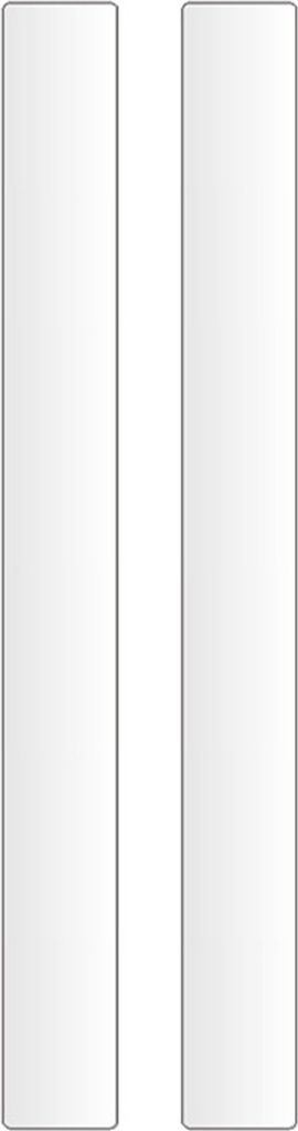 2Pcs Rolling Pin Guide Wiederverwendbare Lebensmittelqualität Hitzebeständige Acryl Mess Teig Balance Dicke Lineal Home Supply