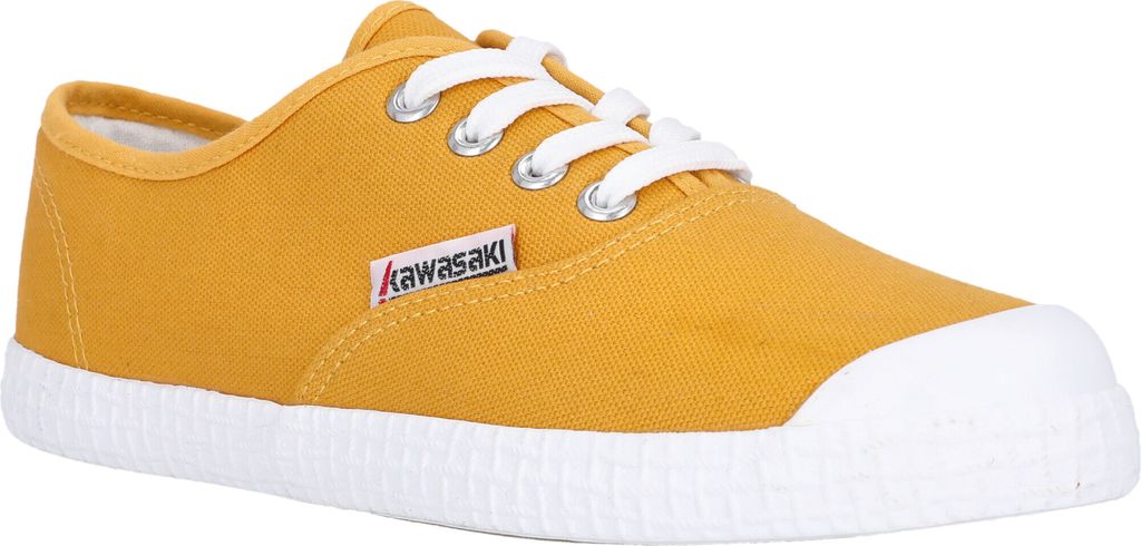 Kawasaki Sneaker Base Canvas Shoe met een hoog katoengehalte 5005 Golden Rod 36