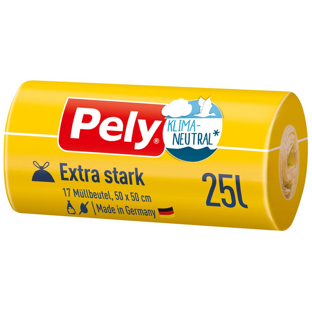Pely Zugbandbeutel Klimaneutral Extra Stark 25 Liter 17 Produktbild 