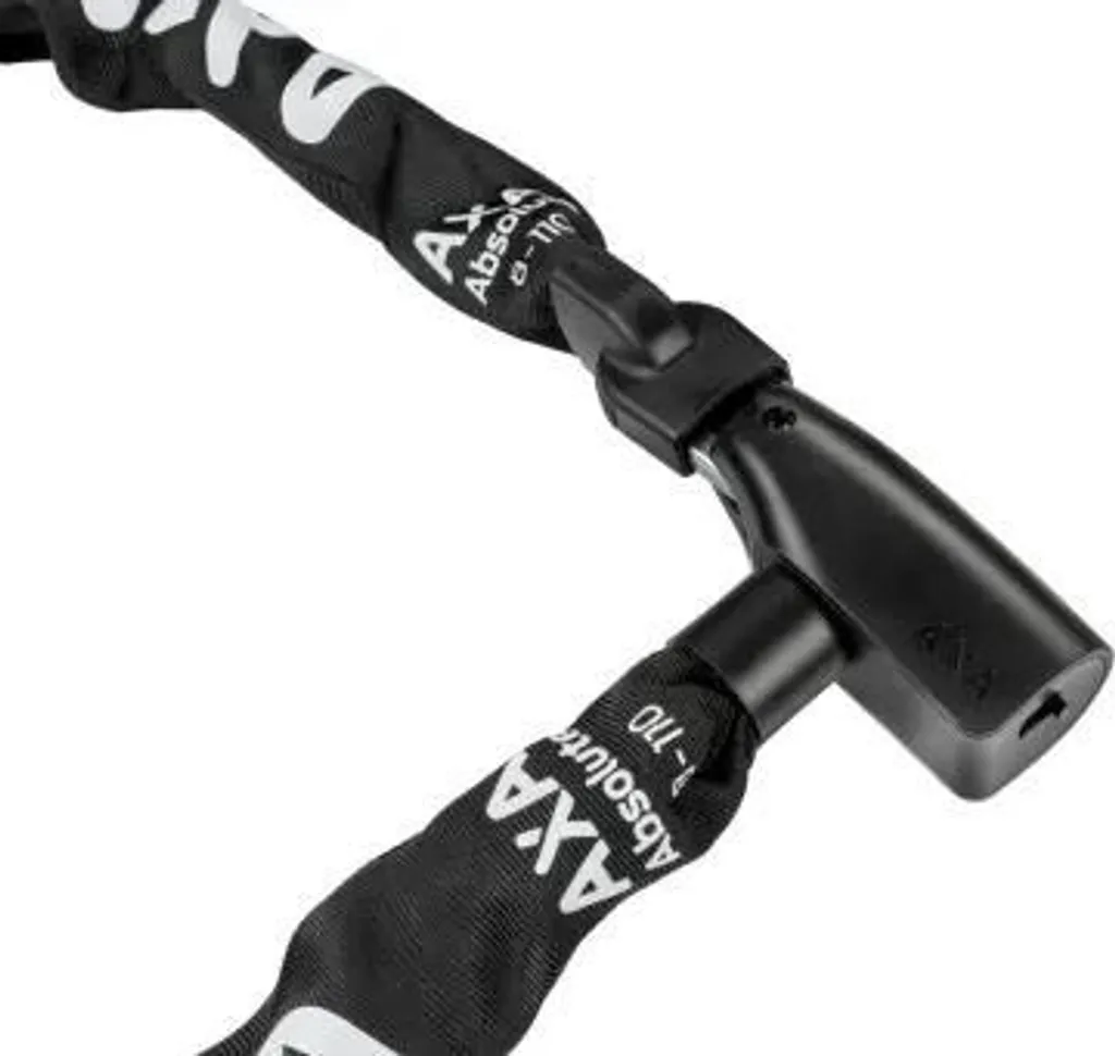 Antivol Absolute chaîne acier 8 mm gainé polyester noir 110 cm de long - 11