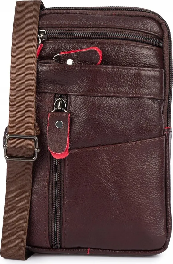 Sac à bandoulière cuir bordeaux : fini les poches pleines avec ce sac