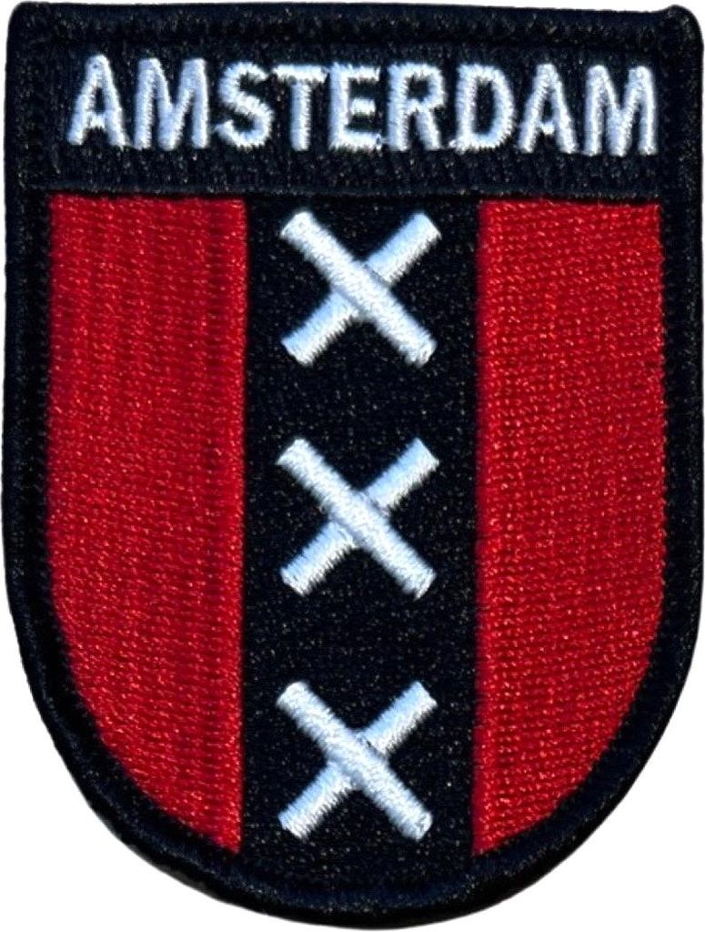 Amsterdamer Eisen-Emblem-Aufnäher Produktbild 