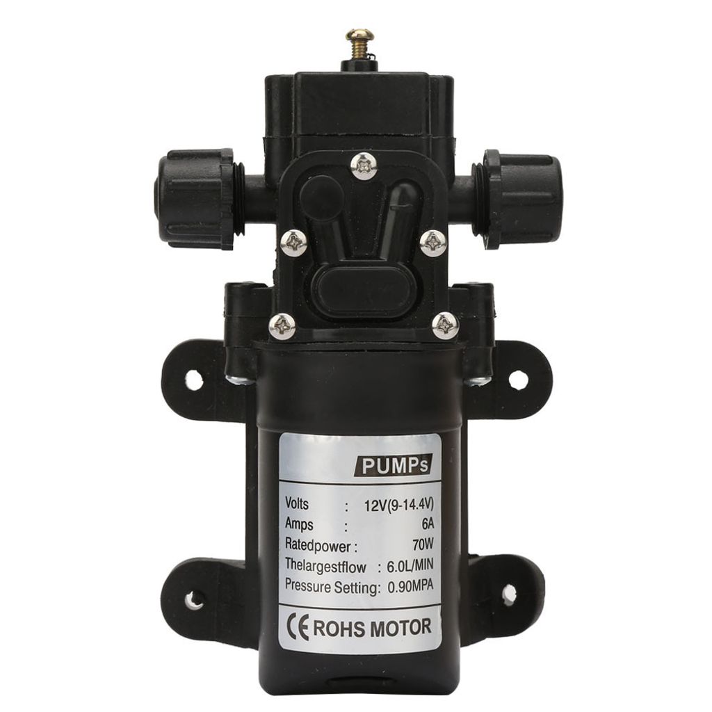 Water Pump, High Pressure Pump, Electric High Pressure Pump, Diaphragm Pump, Self Priming Pump, 70W Pump, 6L/Min Pump