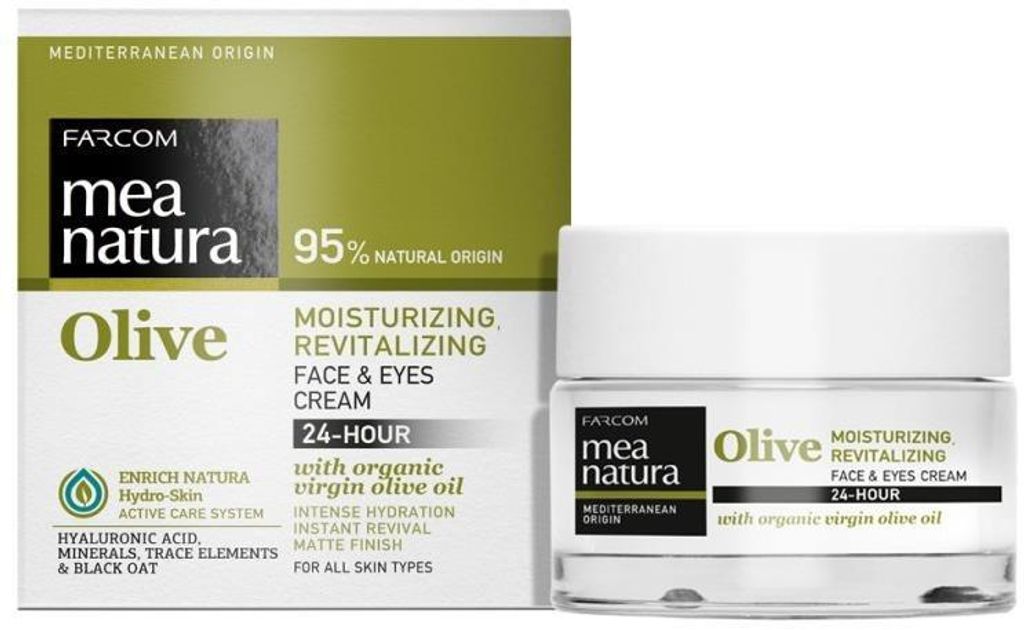 Farcom Mea Natura, crema facial y para el contorno de ojos Imagen del producto 