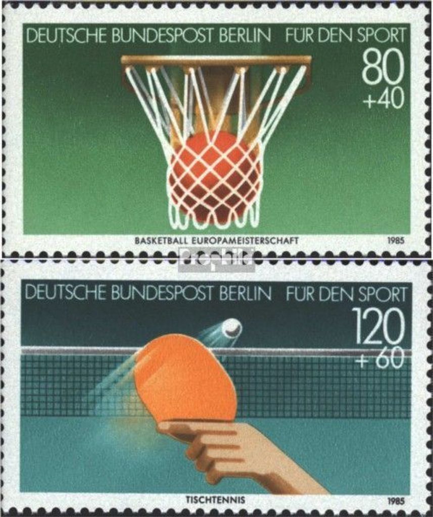 Briefmarken Berlin (West) 1985 Mi 732-733 (kompl.Ausg.) FDC Sporthilfe