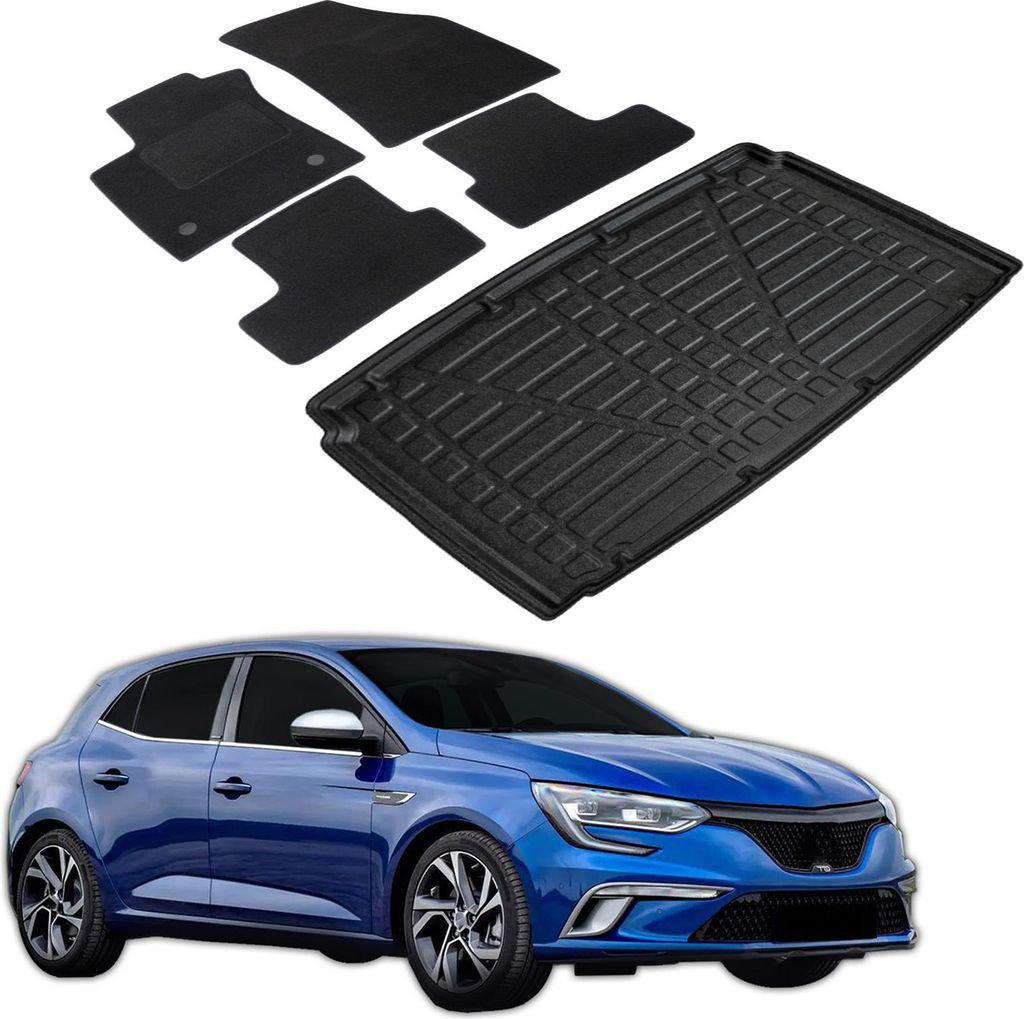 Ensemble Tapis Velours Sur Mesure et Coffre TPE pour Image du produit 