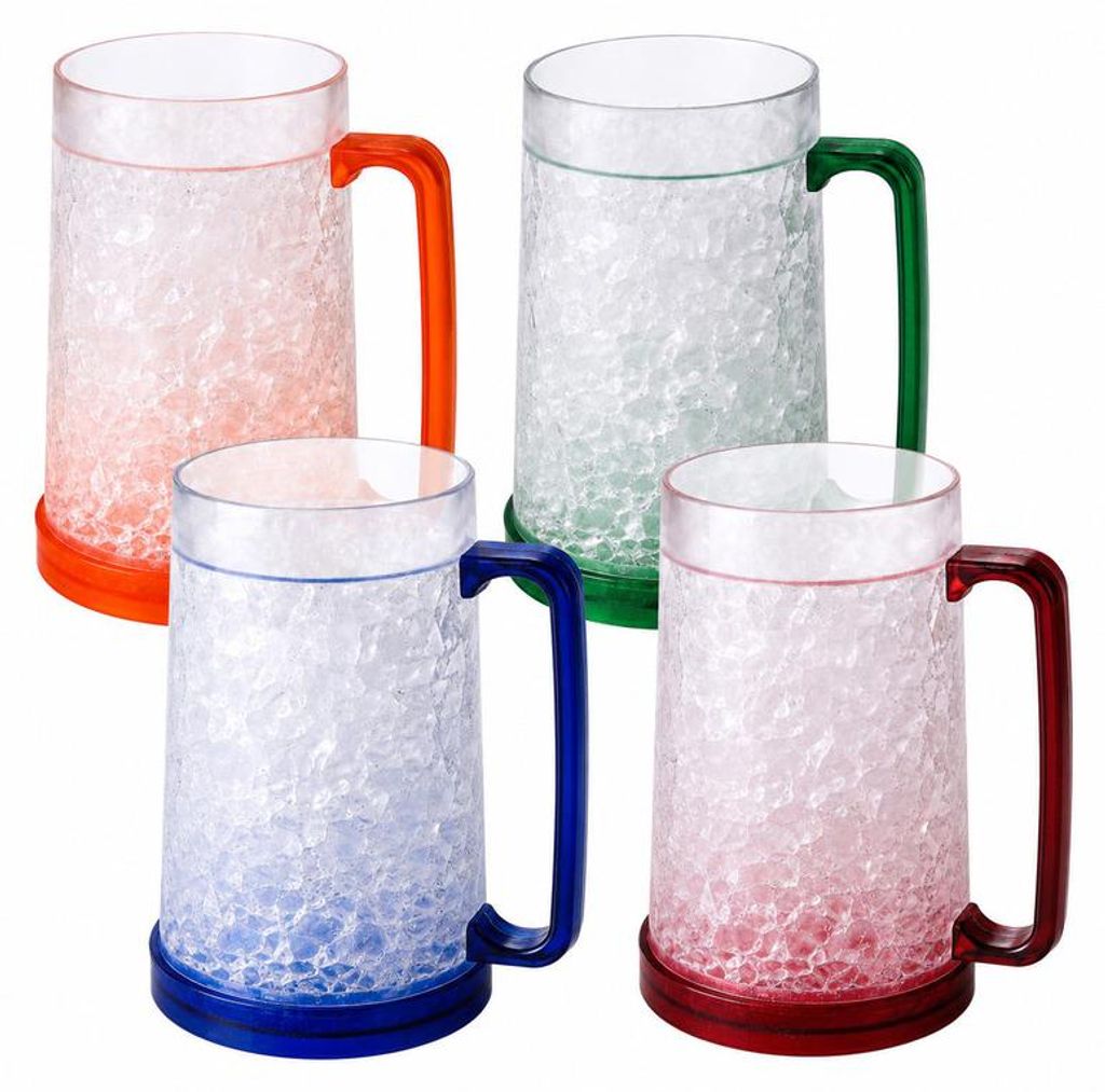 Gefrierbecher 4er Set 473ml Acryl – Doppelwand, Produktbild 