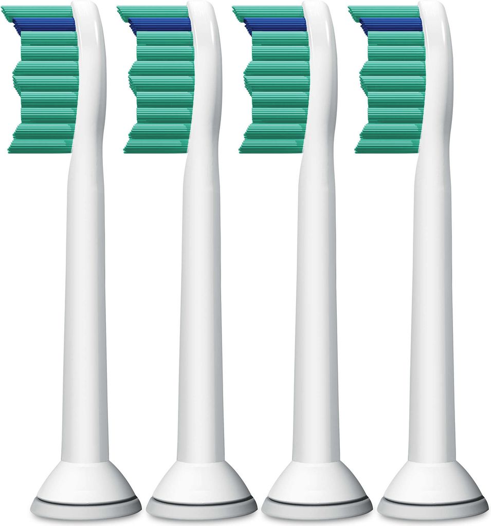Philips Sonicare ProResults Standard-Bürstenkopf für Schallzahnbürste HX6014/35, 4 Stück(e), Blau, Weiß, FlexCare+, FlexCare, HealthyWhite, Hy...