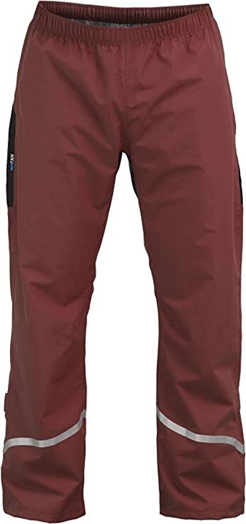 RUBBERNECK NXSVN Regenhose Uni, atmungsaktiv, rot, Gr. S Produktbild 