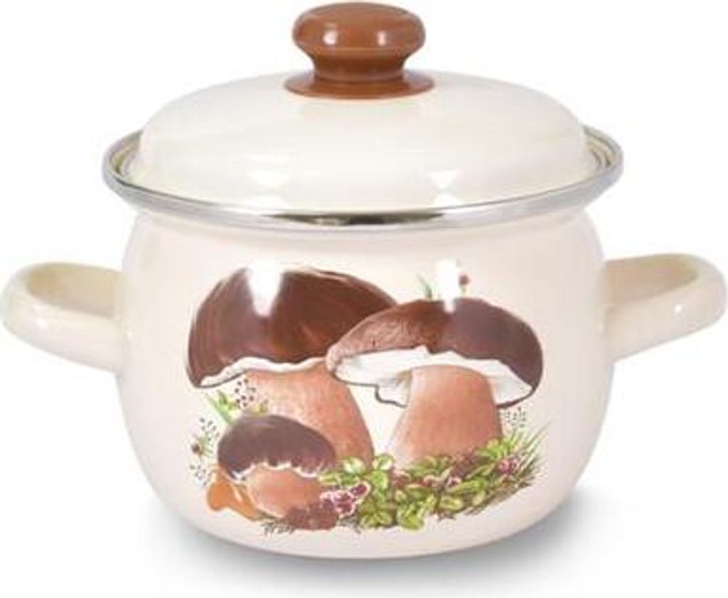 BUCLATED TOT "HOUBY" Mit Deckel 1,5 L, SMALT
