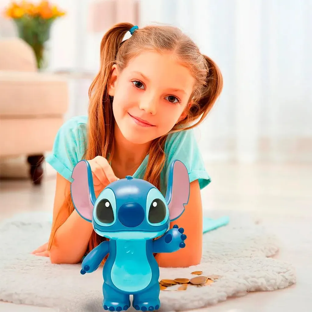 Tirelire Stitch interactive avec aspirateur à billets et code secret - 10