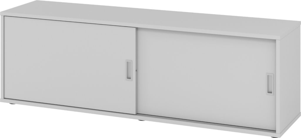 bümö office Lowboard mit Schiebetür - Nachbildung: Grau