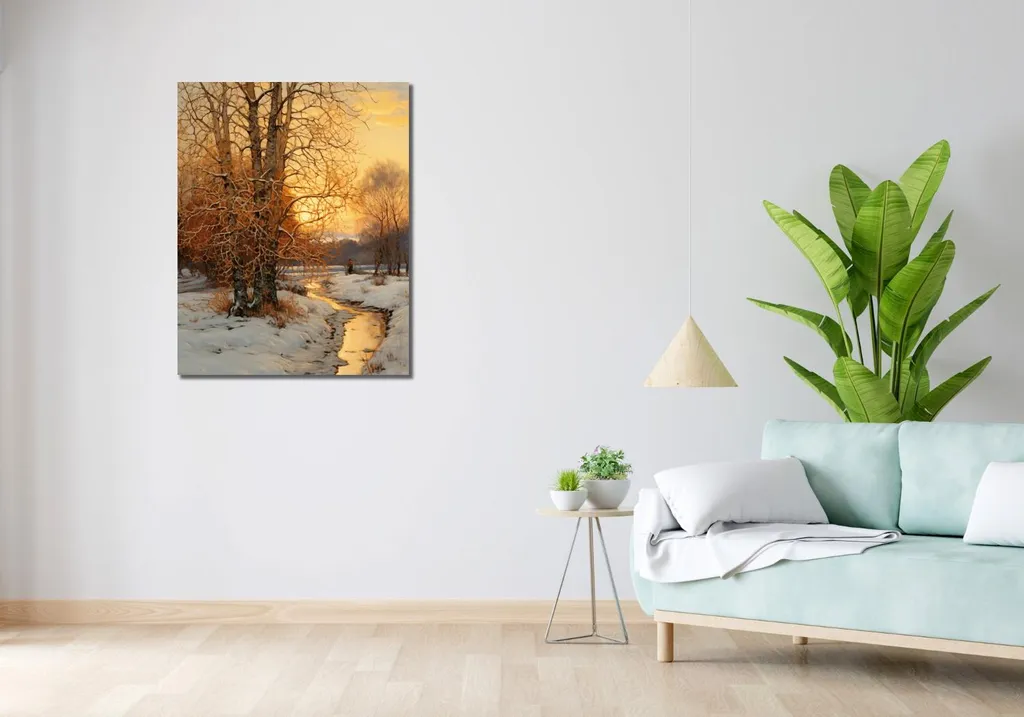 Image Aube 70x90 cm - Impression haute définition aux tons naturels - 2