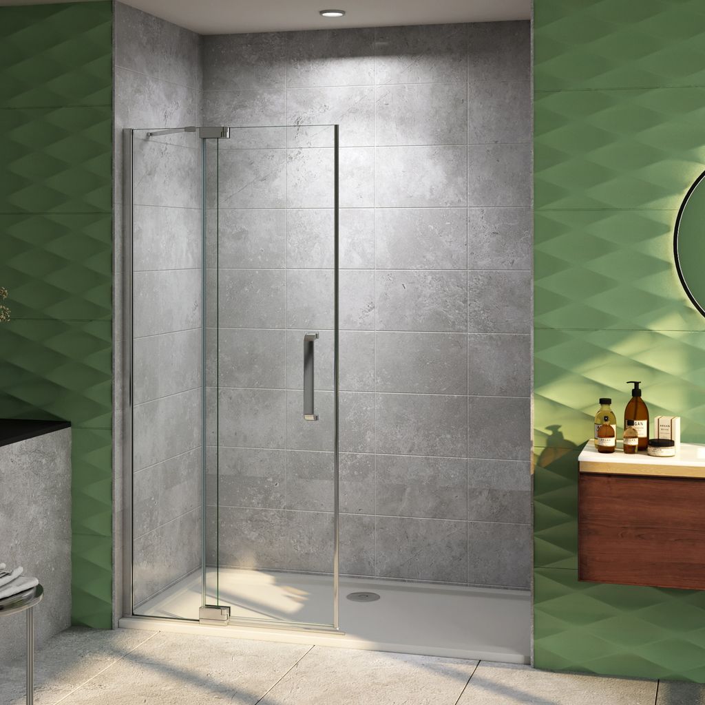 85X195cm Duschkabine Eckeinstieg Duschabtrennung 8mm Sicherheitsglas Duschwand