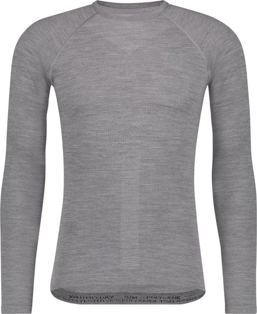 Agu Winterday Merino Essential Langarm-baselayer Grau L-XL Herren Grau L-XL