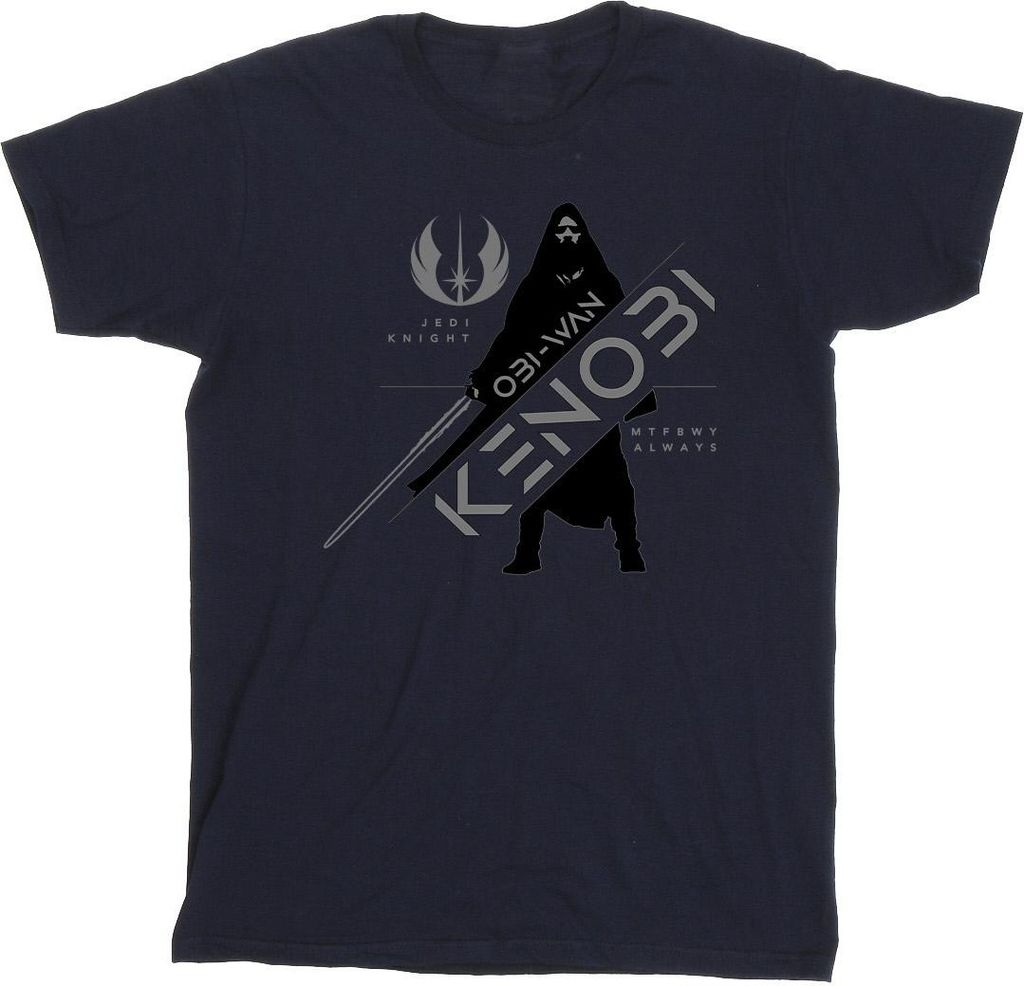 Star Wars - "Jedi Knight" T-Shirt für Herren BI16662 (5XL) (Marineblau)