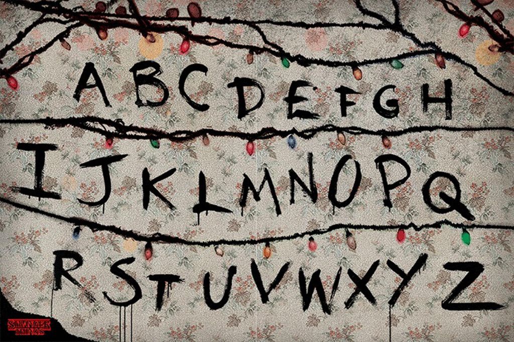 Stranger Things - R, U, N - Poster Affiche Impression - Image du produit 
