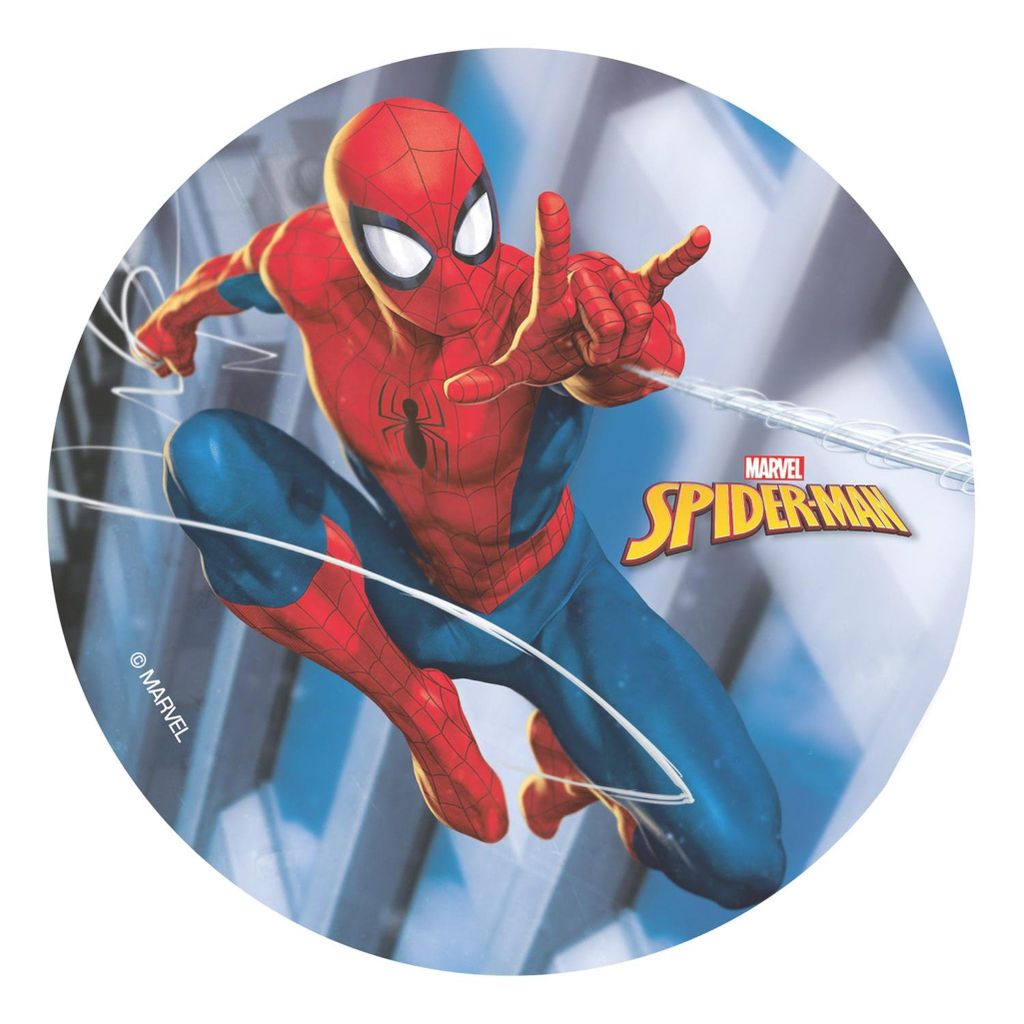 dekora - Spiderman Essbare Oblate - Marvel Tortendekoration Produktbild 