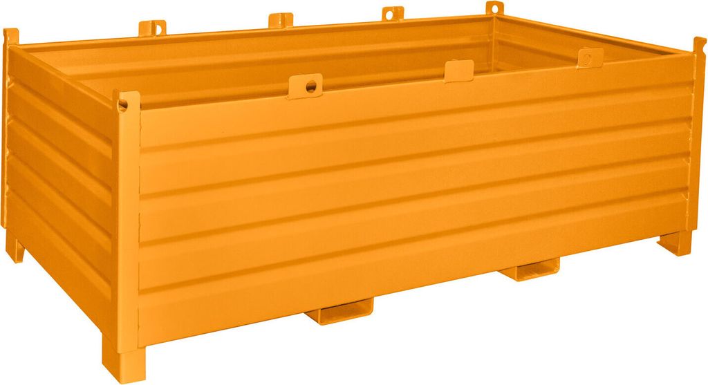 Bauer Sammelbehälter-System SBS 2000, lackiert, Gelborange Produktbild 