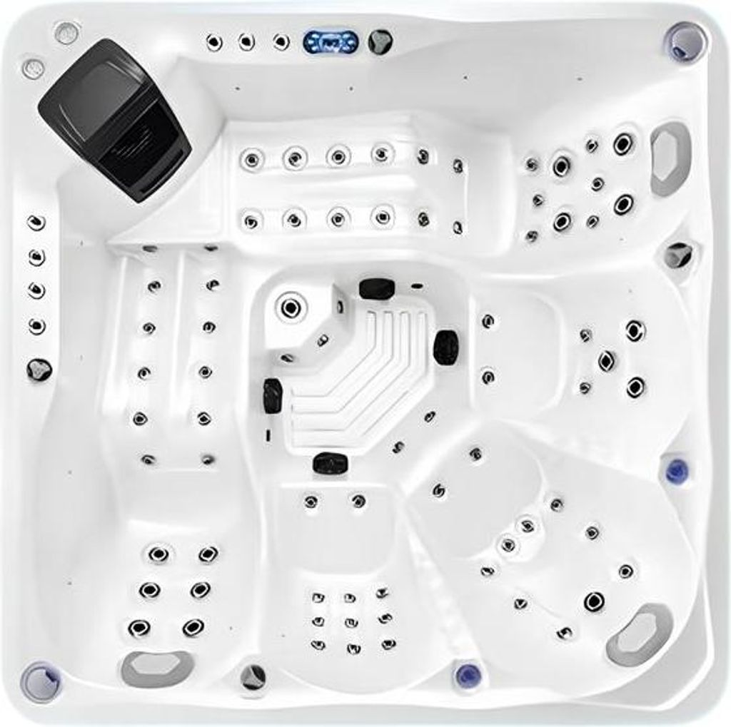 Outdoor-Spa Hot Tub Whirlpool Badefass Thermalwanne Erholungsbecken 210x210 cm