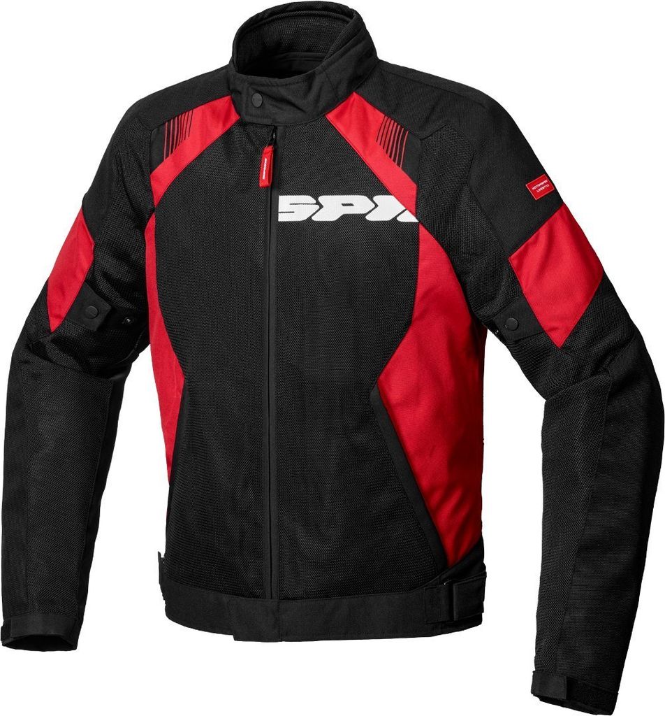 Spidi Flash Evo Net WindOut Motorrad Textiljacke Farbe: Schwarz/Rot, Grösse: M