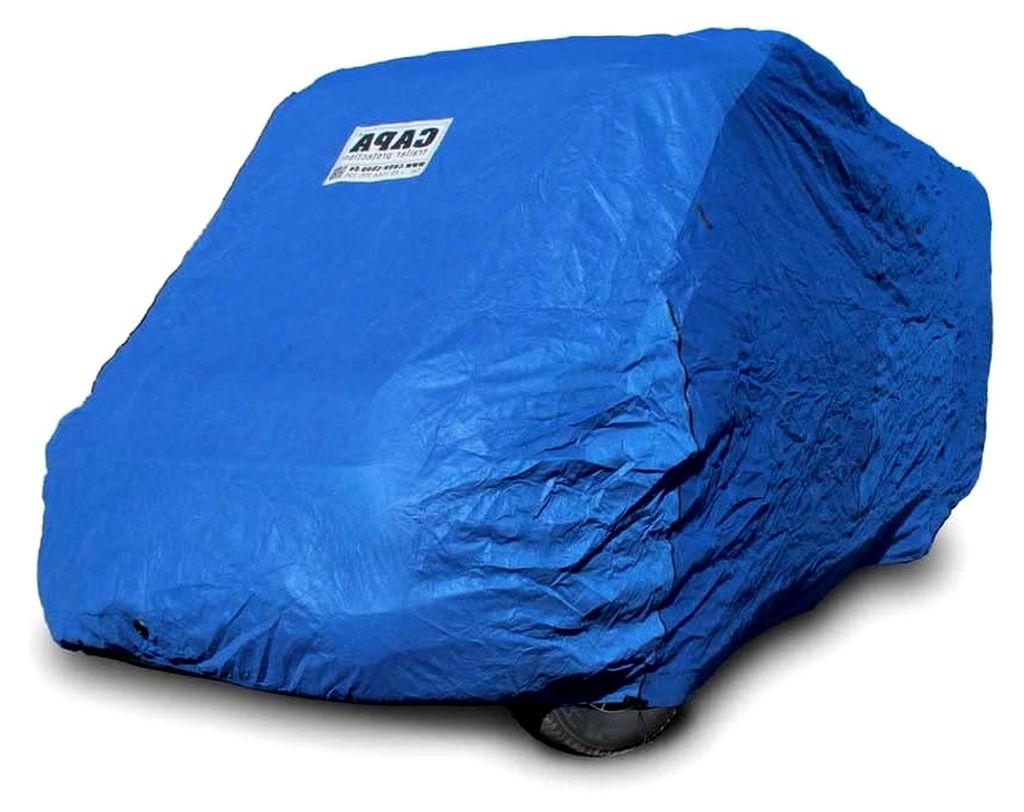 Schutzhaube für teilintegrierte Wohnmobile 720–770 cm | Abdeckplane für Outdoor-Garage | dunkelblau | atmungsaktiv, wasserabweisend & UV-bestä...
