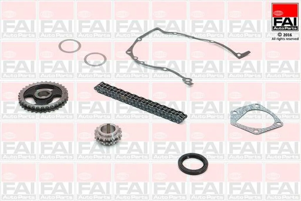 Kit chaîne de distribution moteur pour Skoda Octavia et Fabia TCK64