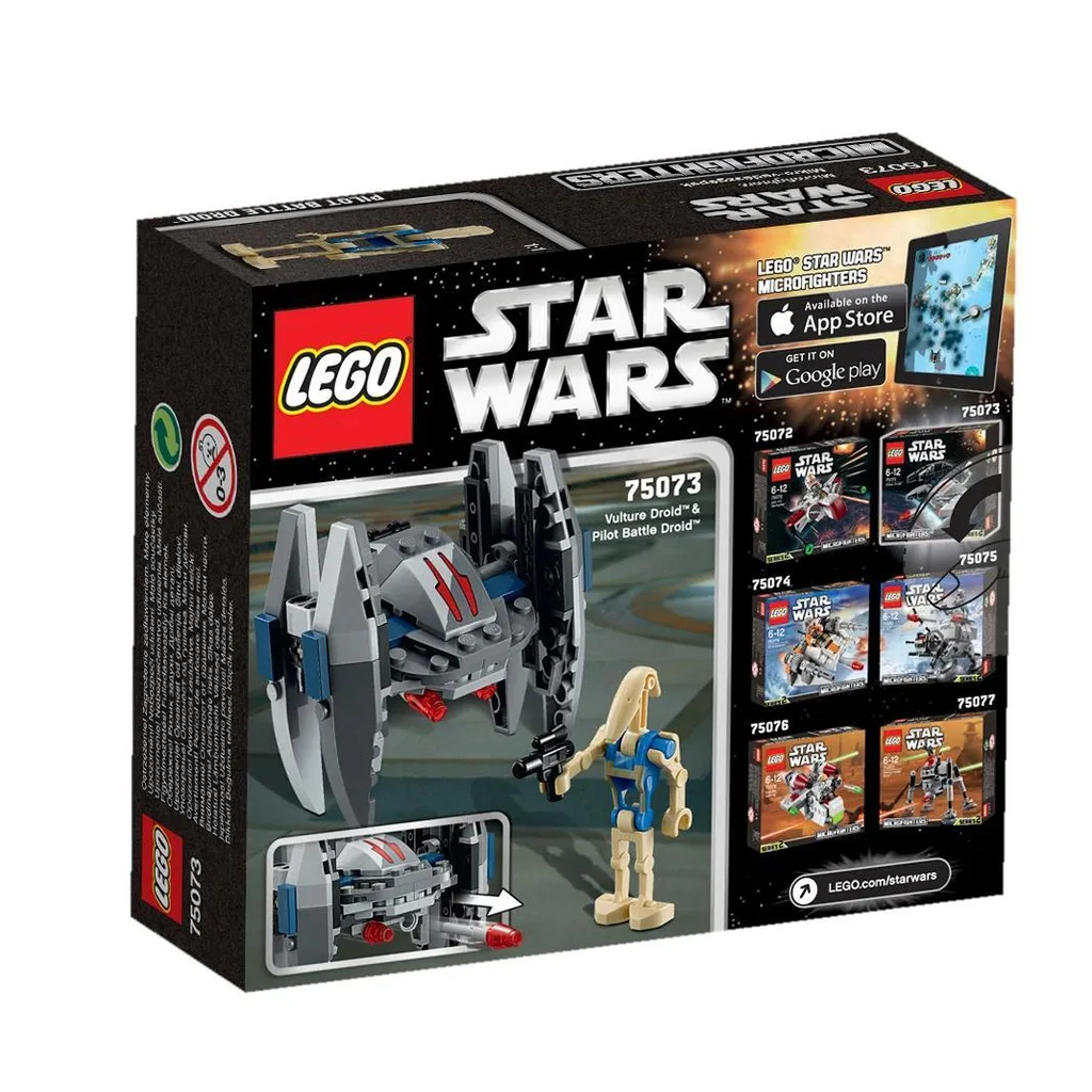 Vaisseau Star Wars Microfighters Lego 75073 Droïde Vautour Séparatiste