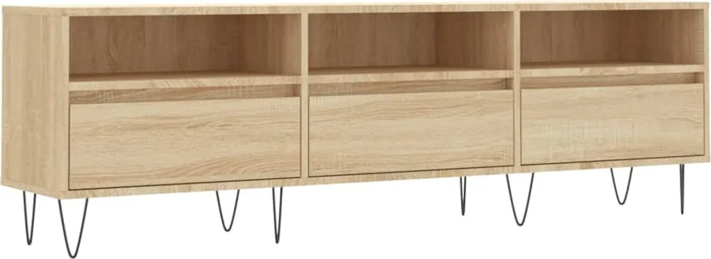 Mobile TV Moderno 150x30x44,5 cm Rovere Sonoma | Design SYFAX