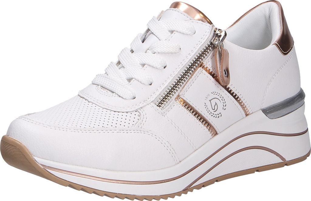 Remonte Damen Sneaker, weiß(weissweisskupfer (80)), Gr. 38 Produktbild 