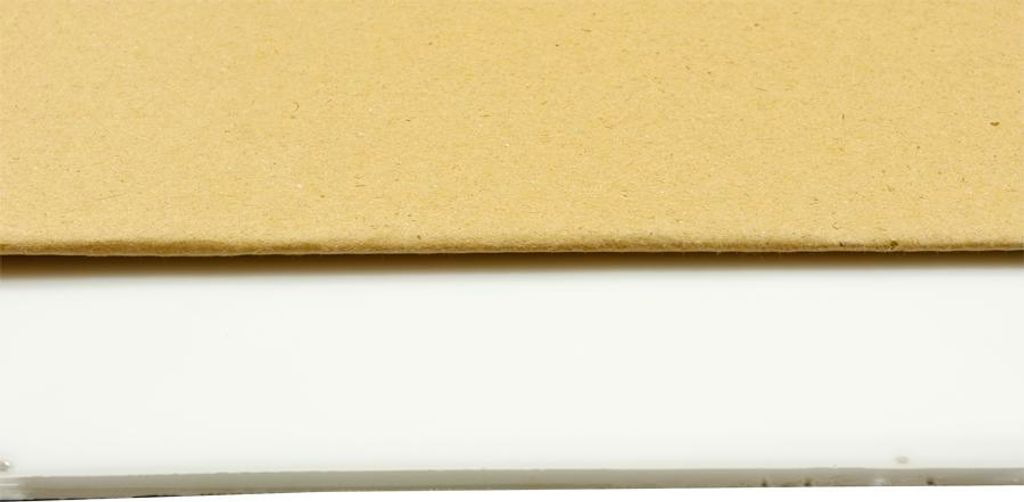 Verre acrylique (plaque) blanc de lait 333x1000x5 mm
