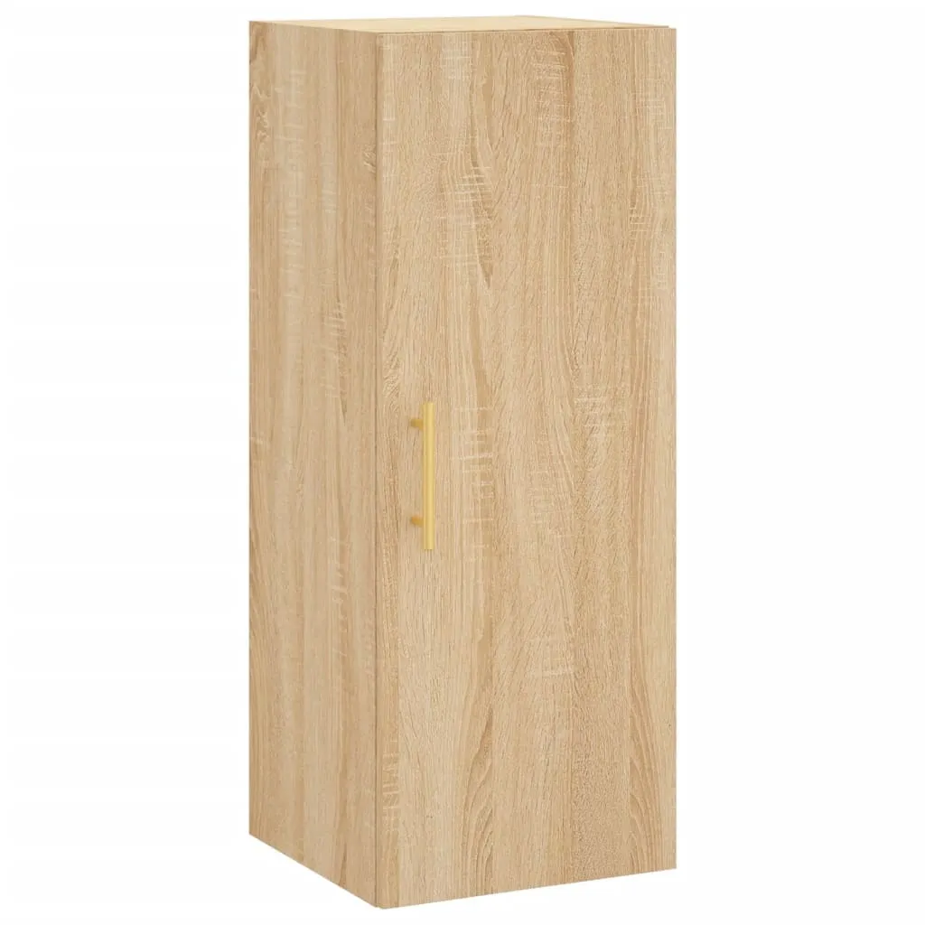 Armadio a Muro Rovere Sonoma 34,5x34x90 cm | Mobile Pensile Salvaspazio