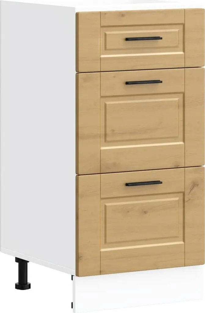 Mobile Cucina Basso Rovere Artisan Porto | Montaggio Facile e Robusto - 1