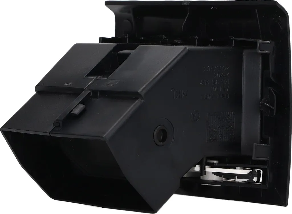 Buse de Sortie d'Air Arrière Noire pour Skoda Octavia Mk2 1ZD819203
