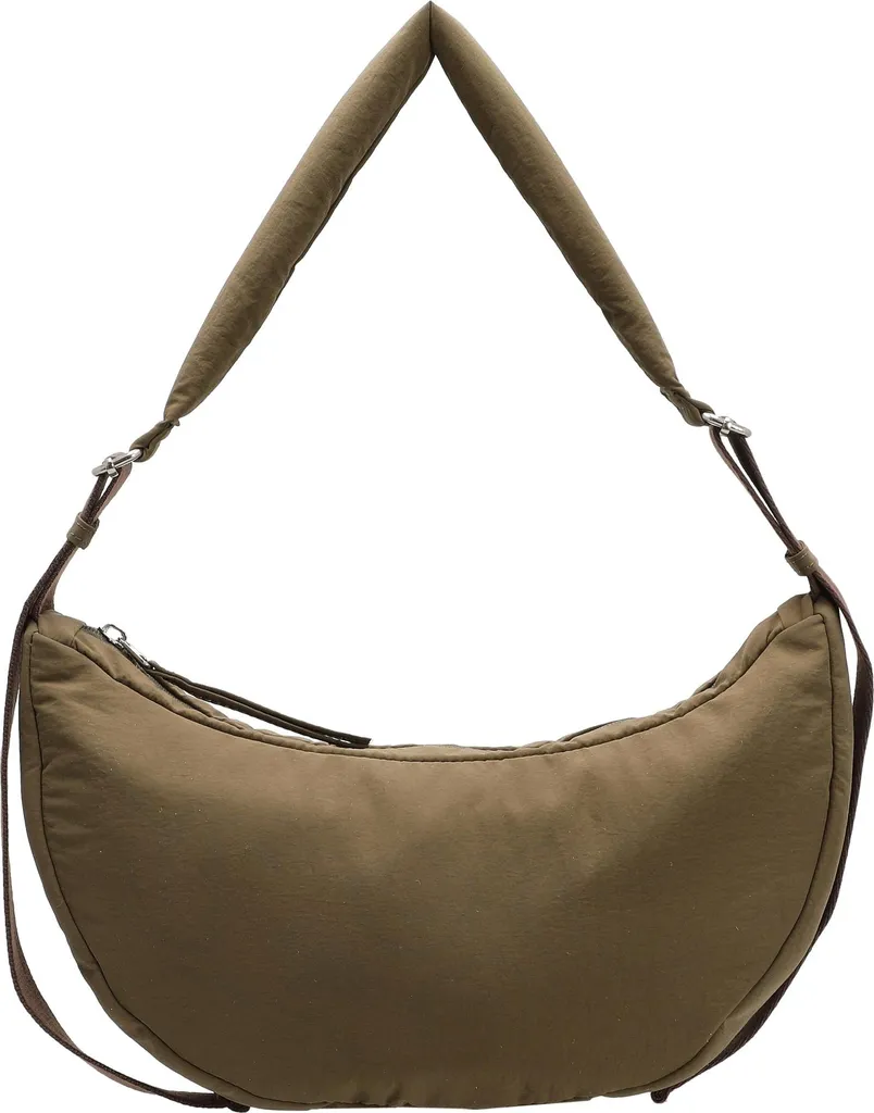 Sac Eclair Softies Doughnut Olive en nylon soyeux - Format large 34 cm - 4