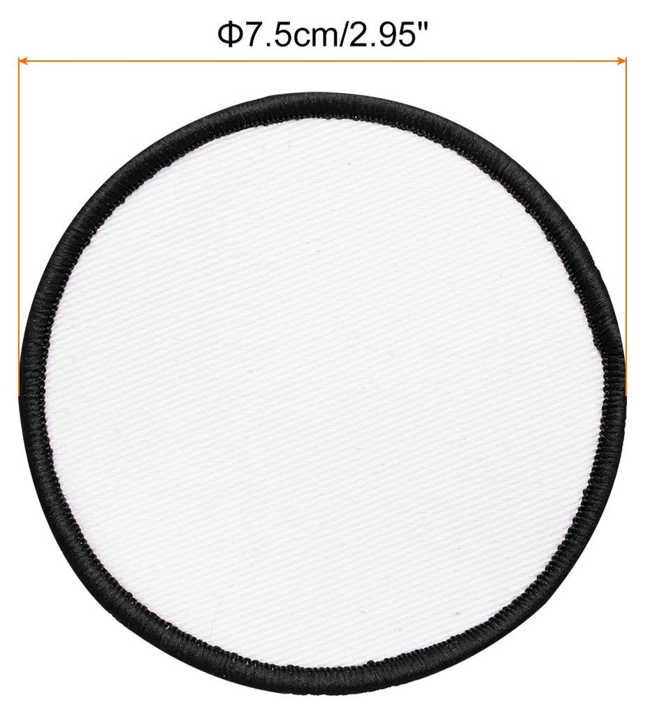 15 Stš¹ck Sublimations Blanko Patch, 7.5cm Runden Stoff Bš¹gel š¹bertragungsreparatur Patches, Ideal fš¹r Mš¹tzen, Kleidung, DIY Handwerk...