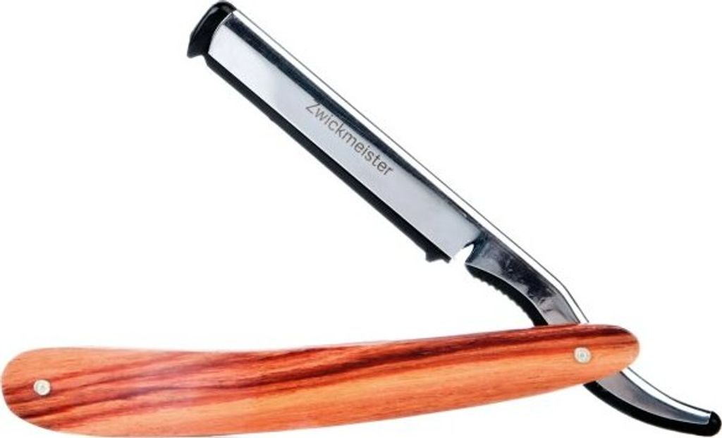 Zwickmeister Rasiermesser mit Wechselklinge Rosenholz