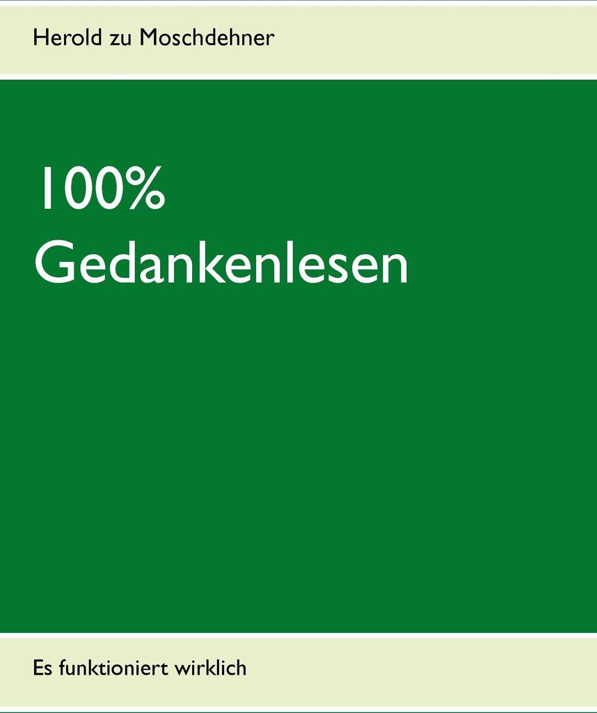 100% Gedankenlesen