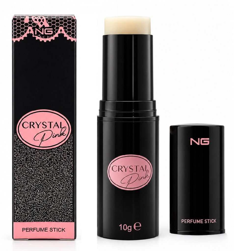 NG PERFUMES Crystal Pink, profumo solido per donna, 10 g Immagine del prodotto 