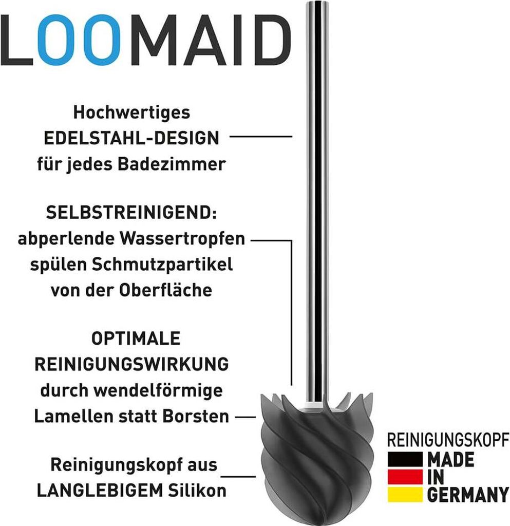 DIE HÖHLE DER LÖWEN WC-Garnitur Loomaid Silikon 38cm Produktbild 3