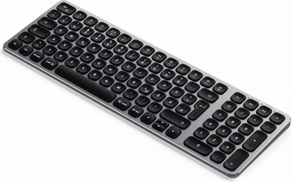 Satechi Clavier Alu Bluetooth Rétroéclairé Argent avec Recharge USB-C