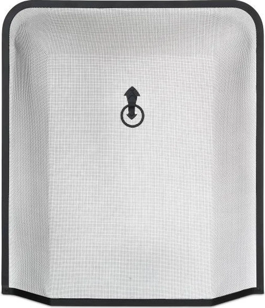 Protection de cheminée pare-étincelles design moderne en acier brossé