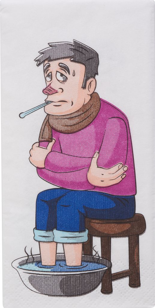 Papiertaschentücher "Man Flu"