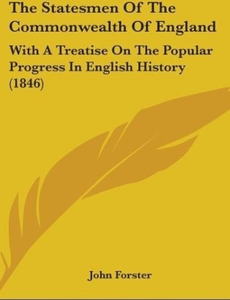 The Statesmen Of The Commonwealth Of England