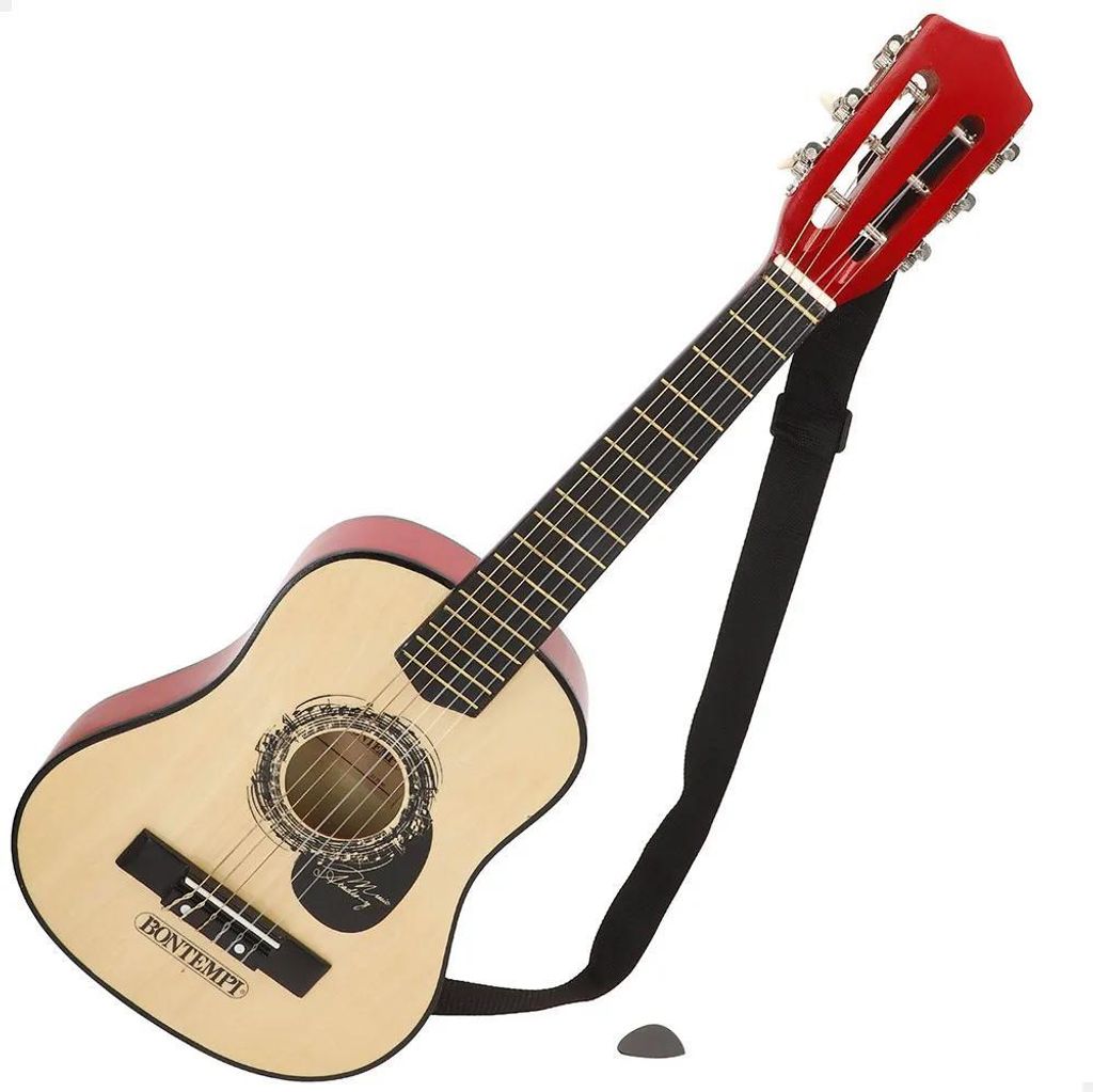 Bontempi 39231 Wood 75 Cm Gitarre Beige Beige One Size